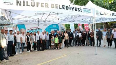 Nilüfer Belediye Başkanı Şadi Özdemir, "Şadi Başkan Mahallende Söz Sende"
