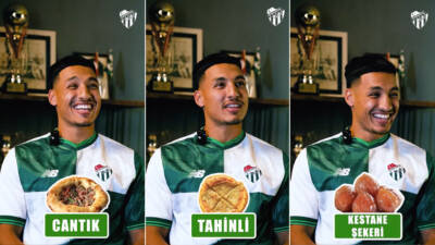 Bursaspor’un yeni transferi Amine Boutrah, Bursa’ya özgü kelimeleri eğlenceli şekilde
