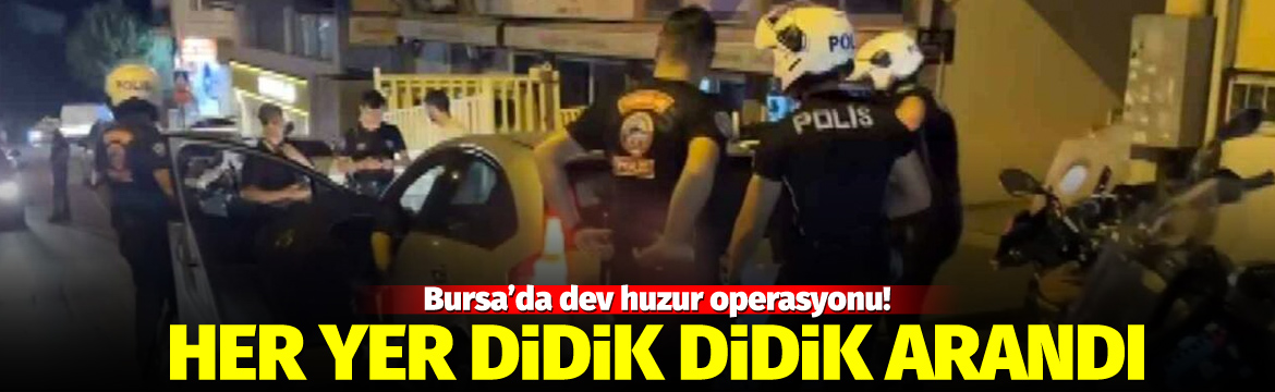 Bursa Emniyet Müdürlüğü ekipleri, Nilüfer