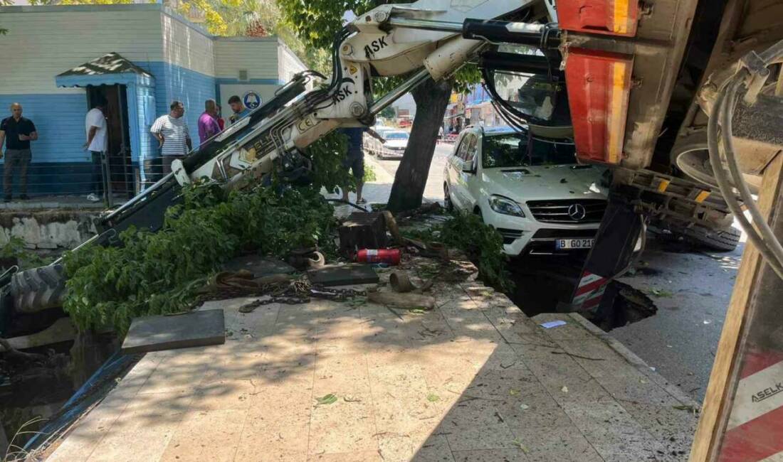 Bursa’nın Mudanya ilçesinde dere yatağı temizliği sırasında yaşanan iş kazasında,
