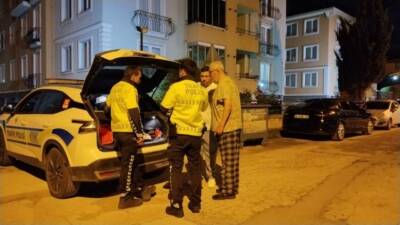 Bursa'nın İnegöl ilçesinde, park halindeki araca çarpan alkollü sürücünün ehliyetine
