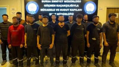 Bursa'da yasa dışı yollarla Türkiye'ye giren göçmenlere yer temin edilip,