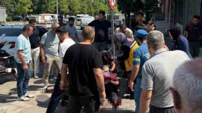 Bursa’nın Yıldırım ilçesinde komşu iki esnaf arasında iş yeri önüne