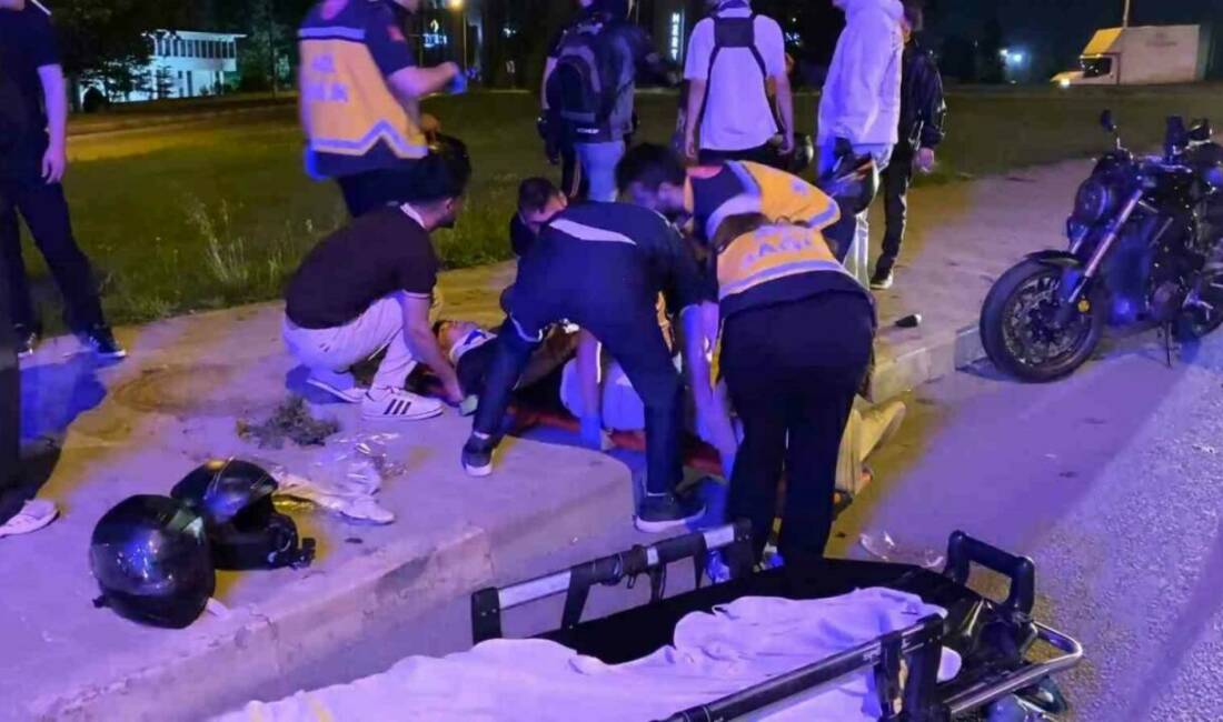 Bursa’nın İnegöl ilçesinde meydana gelen zincirleme kazada 3 motosiklet çarpıştı,