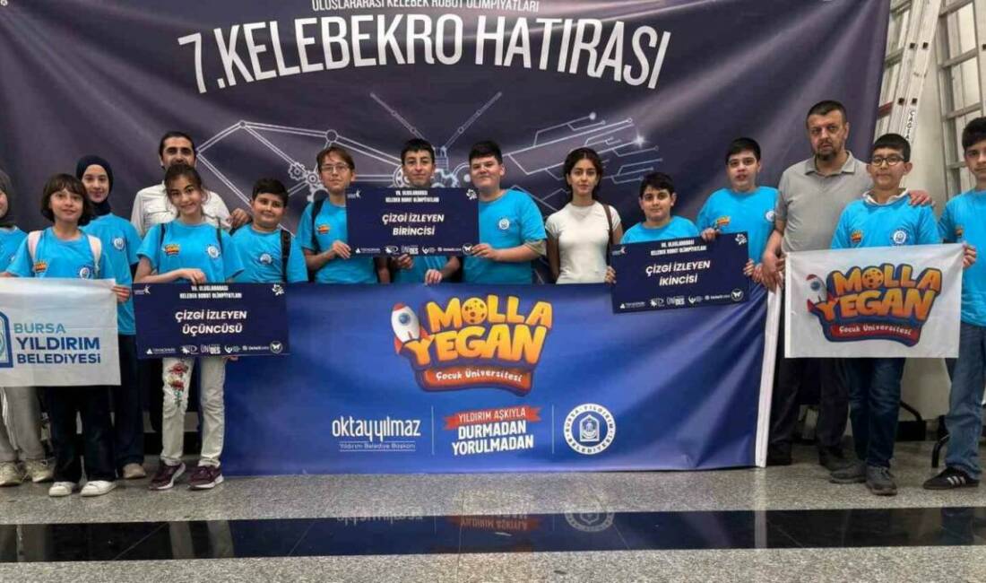 7. Uluslararası Kelebek Robot Olimpiyatları’na damga vuran Molla Yegan Çocuk