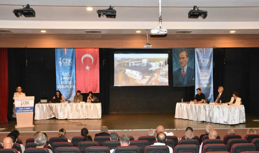 ÇEK’in 31. Genel Kurulu gerçekleştirildi Çağdaş Eğitim Kooperatifinin Mali Genel Kurul olarak düzenlediği 31. Genel