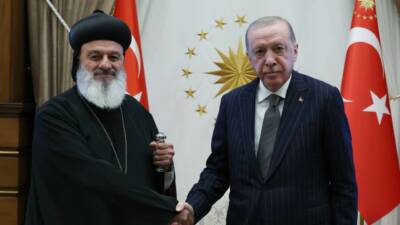 Cumhurbaşkanı Recep Tayyip Erdoğan, Süryani Ortodoks Kilisesi Patriği Mor İğnatius
