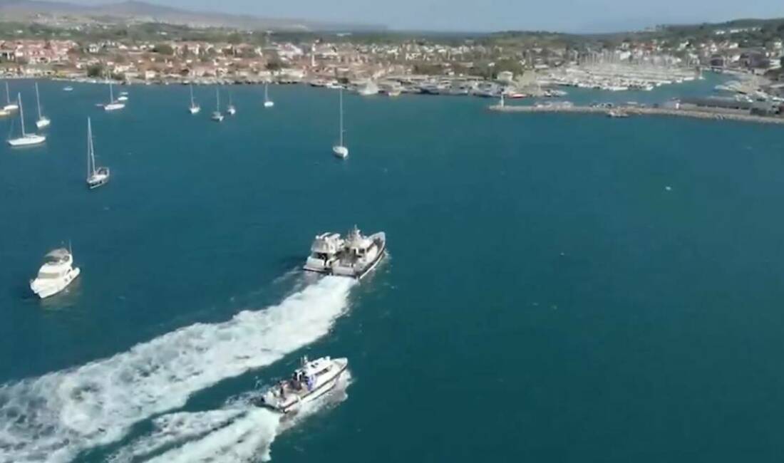 Deniz yoluyla uyuşturucu sevkiyatına operasyon İçişleri Bakanlığı, İzmir'in Seferihisar ilçesinde polis ve Sahil Güvenlik tarafından