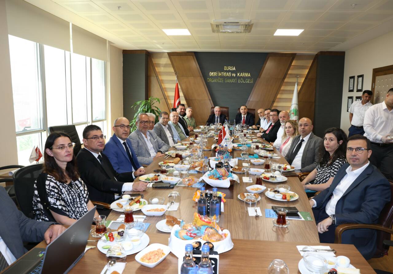 Nilüfer Belediye Başkanı Şadi Özdemir sanayicilerle buluştu 1 deri osb 1