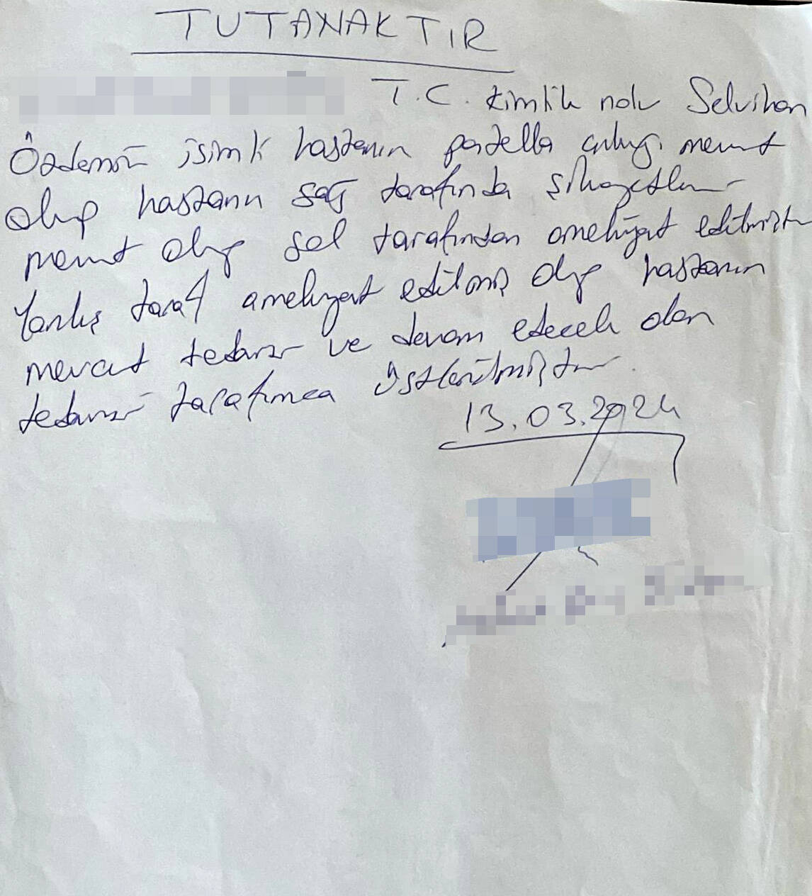 Özel hastanedeki doktordan akıl almaz hata 3 doktordan skandal hata sakatlanani degil saglam olani ameliyat etti c4647b2d8940