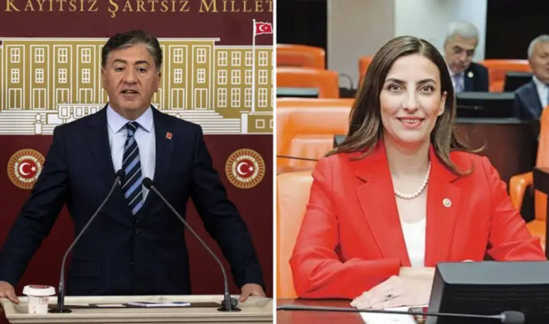 Meclis tarihinde bir ilk CHP Grup Başkanvekili Murat Emir ile CHP İstanbul Milletvekili Evrim
