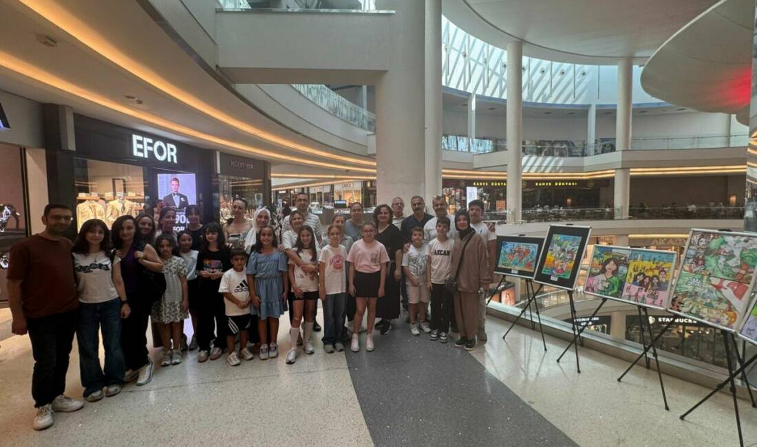 Bursa’da özel çocuklardan özel sergi Halil İnalcık Bilim ve Sanat Merkezi resim alanında öğrenim gören