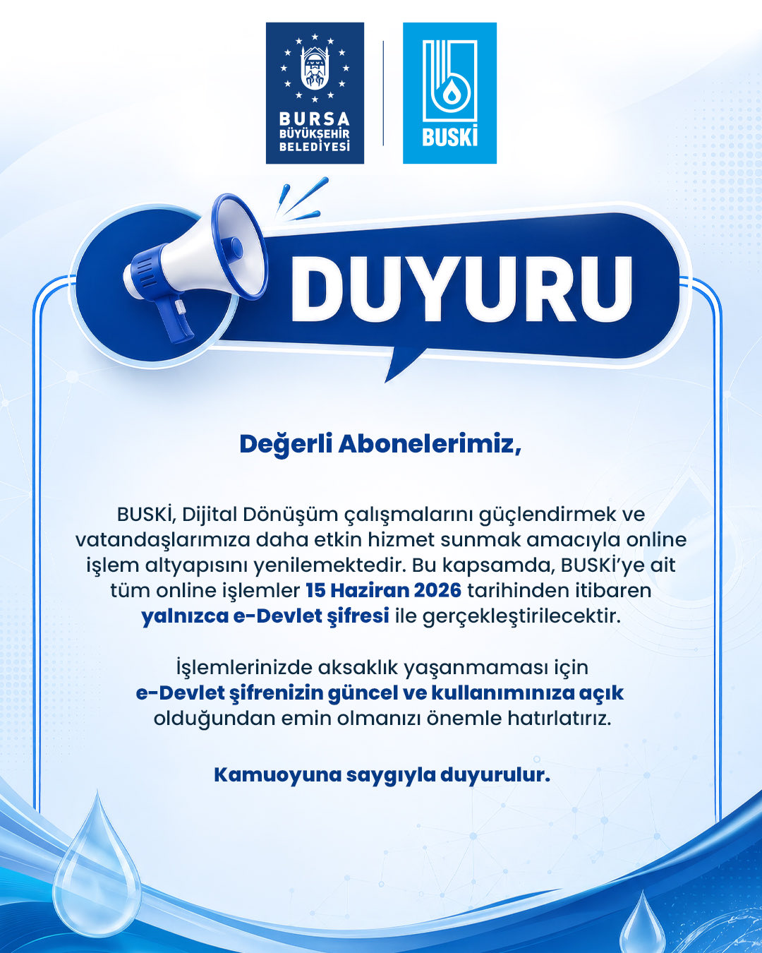 Bursalıları ilgilendiren duyuru! 15 Haziran'dan itibaren... 2 hkxyvm6wuaakr v