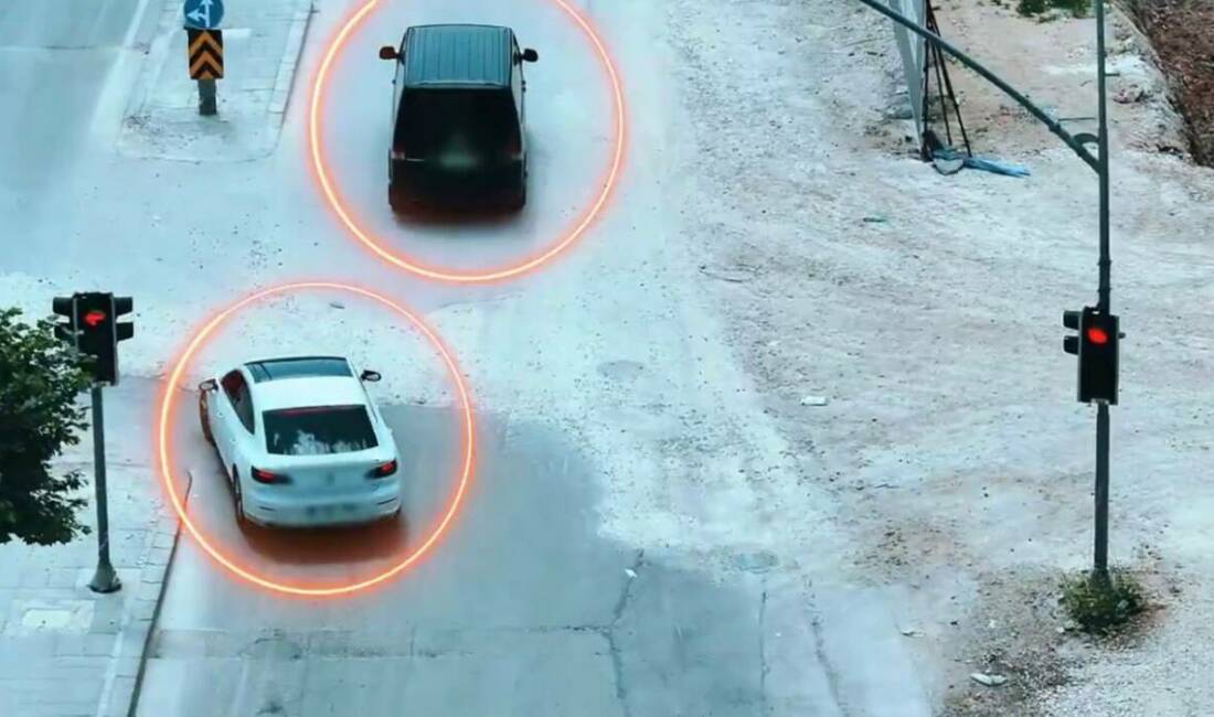 Gaziantep’te son 2 hafta içerisinde kırmızı ışık ihlali yaptığı tespit