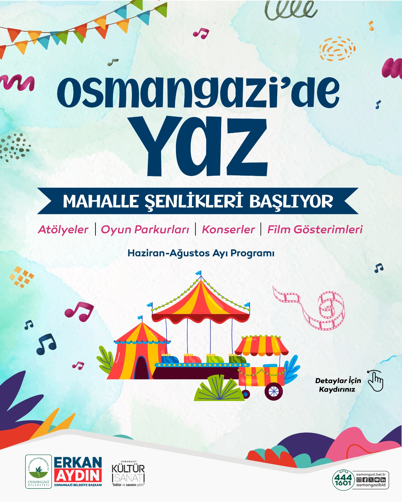 Osmangazi’de Yaz Coşkusu Mahallelere Taşınıyor