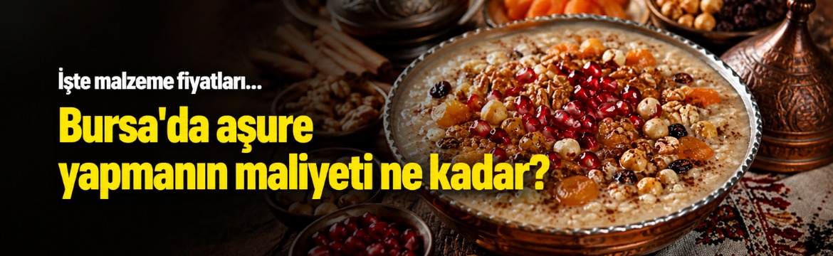 Bursalılar bu yıl aşure yapabildi