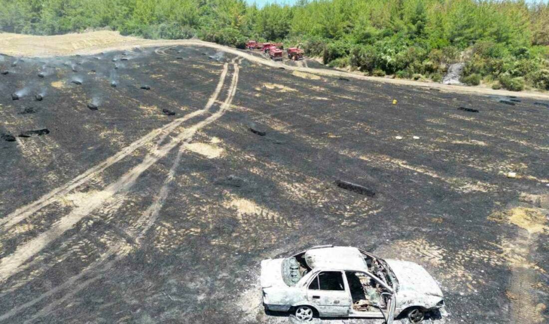 Adana’nın İmamoğlu ilçesinde otomobilde çıkan yangın ormanlık alana sıçradı. Yangına