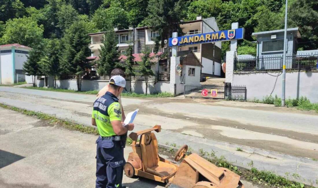 Ayder Yaylası’nda tamamen ahşaptan üretilen ve sosyal medyada ilgi gören
