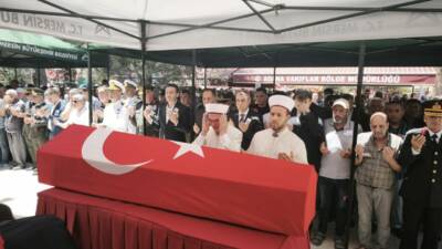 Suriye'de, Fırat Kalkanı Harekat Bölgesi'nde rahatsızlanıp şehit olan Piyade Astsubay