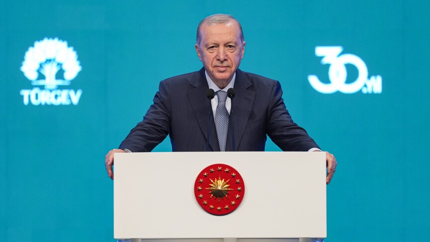 TÜRGEV'in 30. Kuruluş Yıl Dönümü Programı'nda konuşan Cumhurbaşkanı Recep Tayyip
