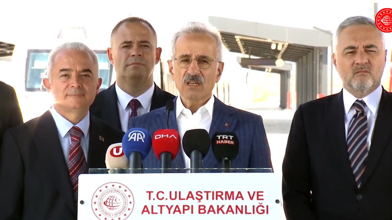 Ulaştırma ve Altyapı Bakanı Abdulkadir Uraloğlu, Halkalı - Kapıkule hızlı