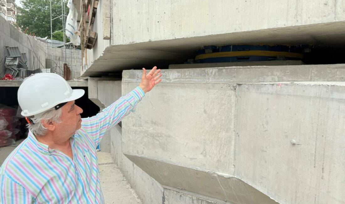 Bursa’da özel sektörde bir ilke imza atan deprem izolatörlü yaşam