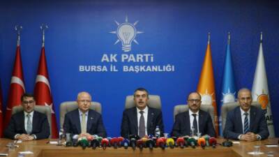 Bir dizi programa katılmak üzere Bursa’da bulunan Milli Eğitim Bakanı