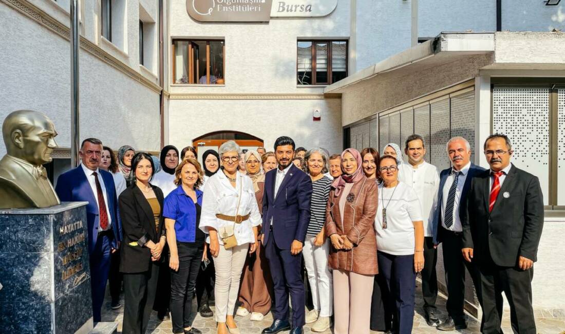 Bursa Olgunlaşma Enstitüsü’ne üst düzey ziyaret Hayat Boyu Öğrenme Genel Müdürü Dr. Emre Topoğlu, beraberindeki üst