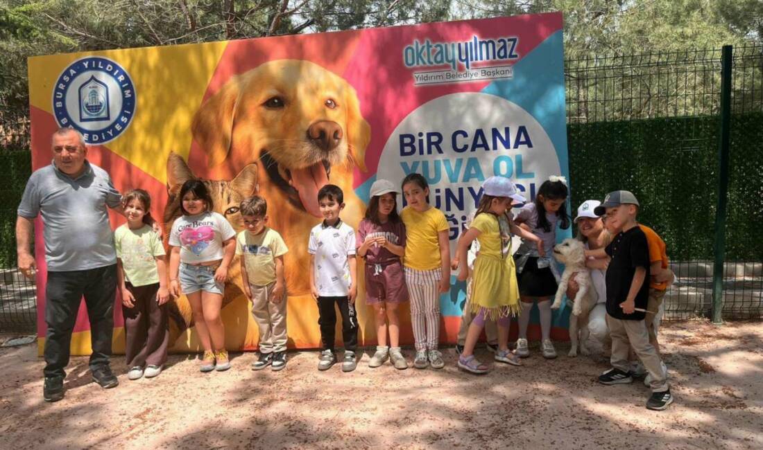 Bursa’da minik yüreklerden anlamlı ziyaret Yıldırım Belediyesi Sahip Sokak Hayvanları Tedavi Merkezi ve Doğal Yaşam