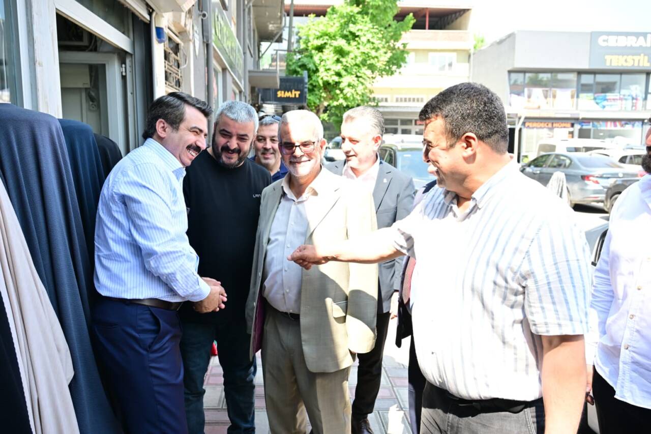 BAŞKAN OKTAY YILMAZ, ANADOLU MAHALLESİ'NDE ESNAFLA BULUŞTU