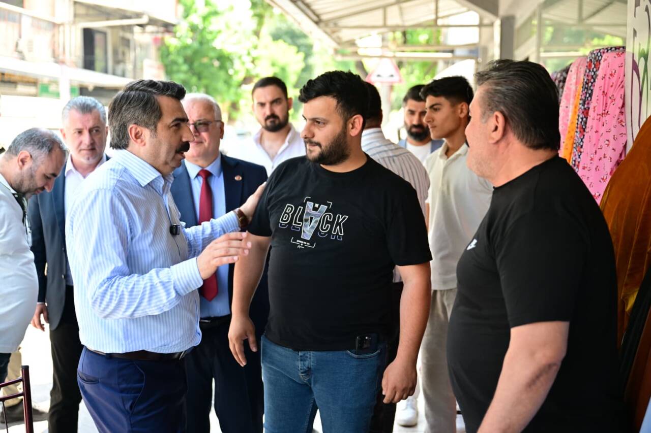 BAŞKAN OKTAY YILMAZ, ANADOLU MAHALLESİ'NDE ESNAFLA BULUŞTU