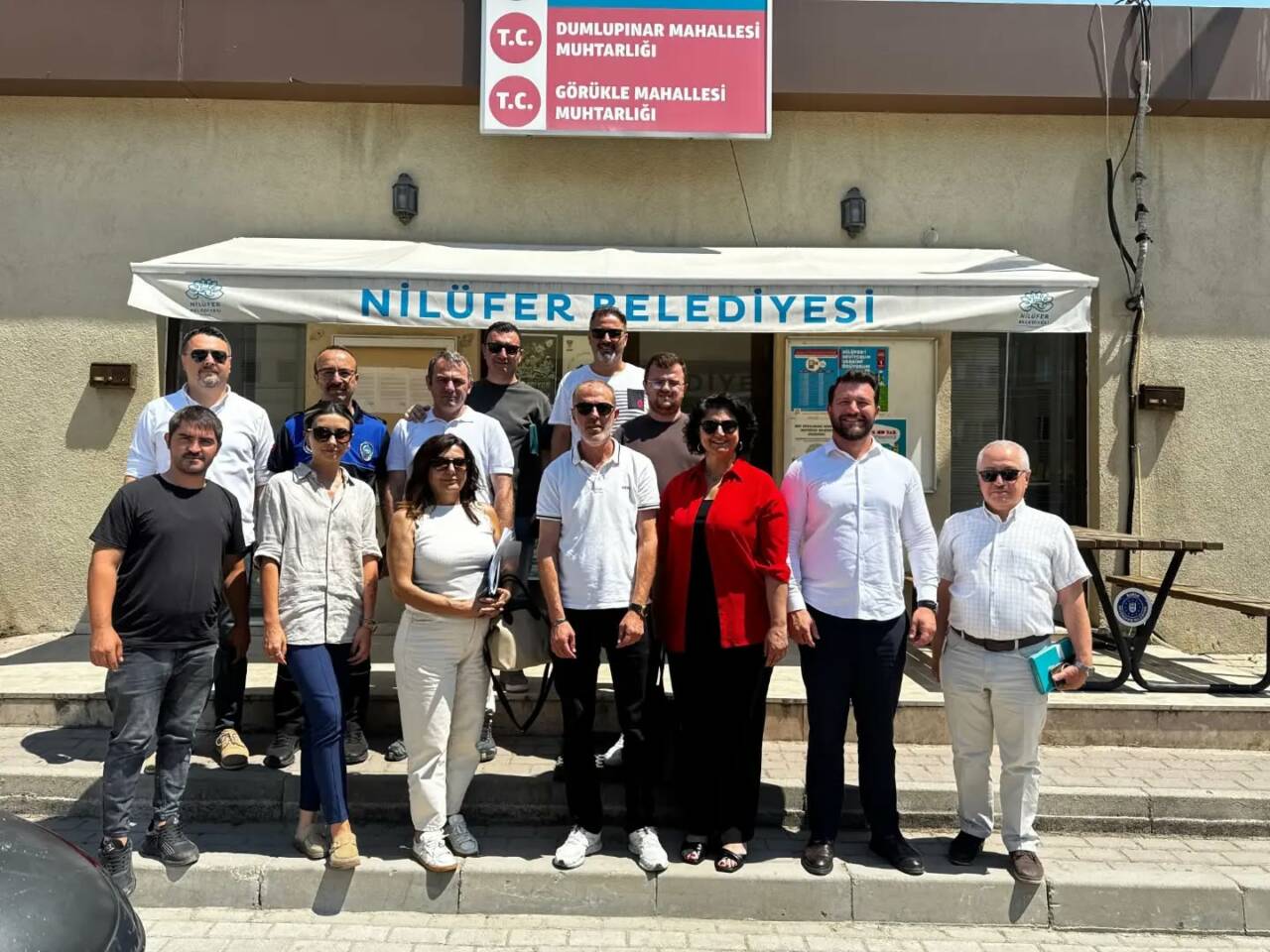 Nilüfer Belediyesi yetkilileri sahaya çıktı 2 3 1