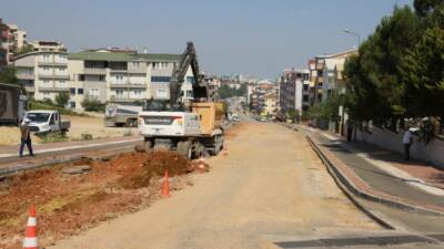 Bursa Büyükşehir Belediyesi, Ulaşım Dairesi Başkanlığı ekipleri tarafından Kestel ilçesinin