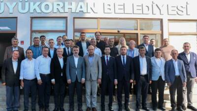 Bursa Büyükşehir Belediyesi Başkan Vekili Şahin Biba, ilçe ziyaretleri kapsamında