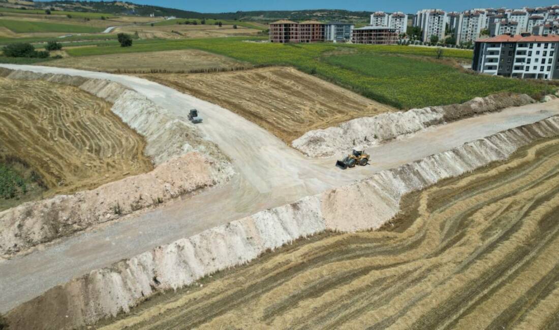 Bursa’da 18 kilometrelik yeni yol Bursa Büyükşehir Belediyesi, il genelinde çalışmalarını sürdürdüğü yeni imar yolları