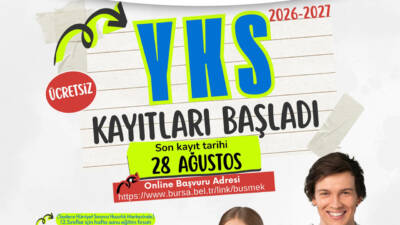 Bursa’da bugüne kadar binlerce genci ücretsiz YKS kursları ile üniversiteye