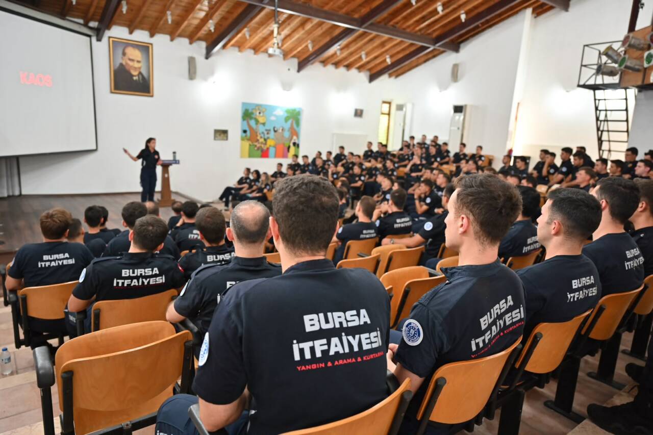 Bursa itfaiyesine hayati eğitim 2