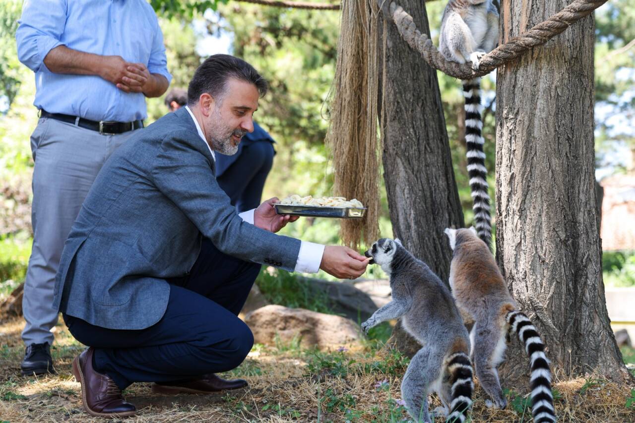 Başkan Vekili Biba’dan Bursa Hayvanat Bahçesi’ne ziyaret 8