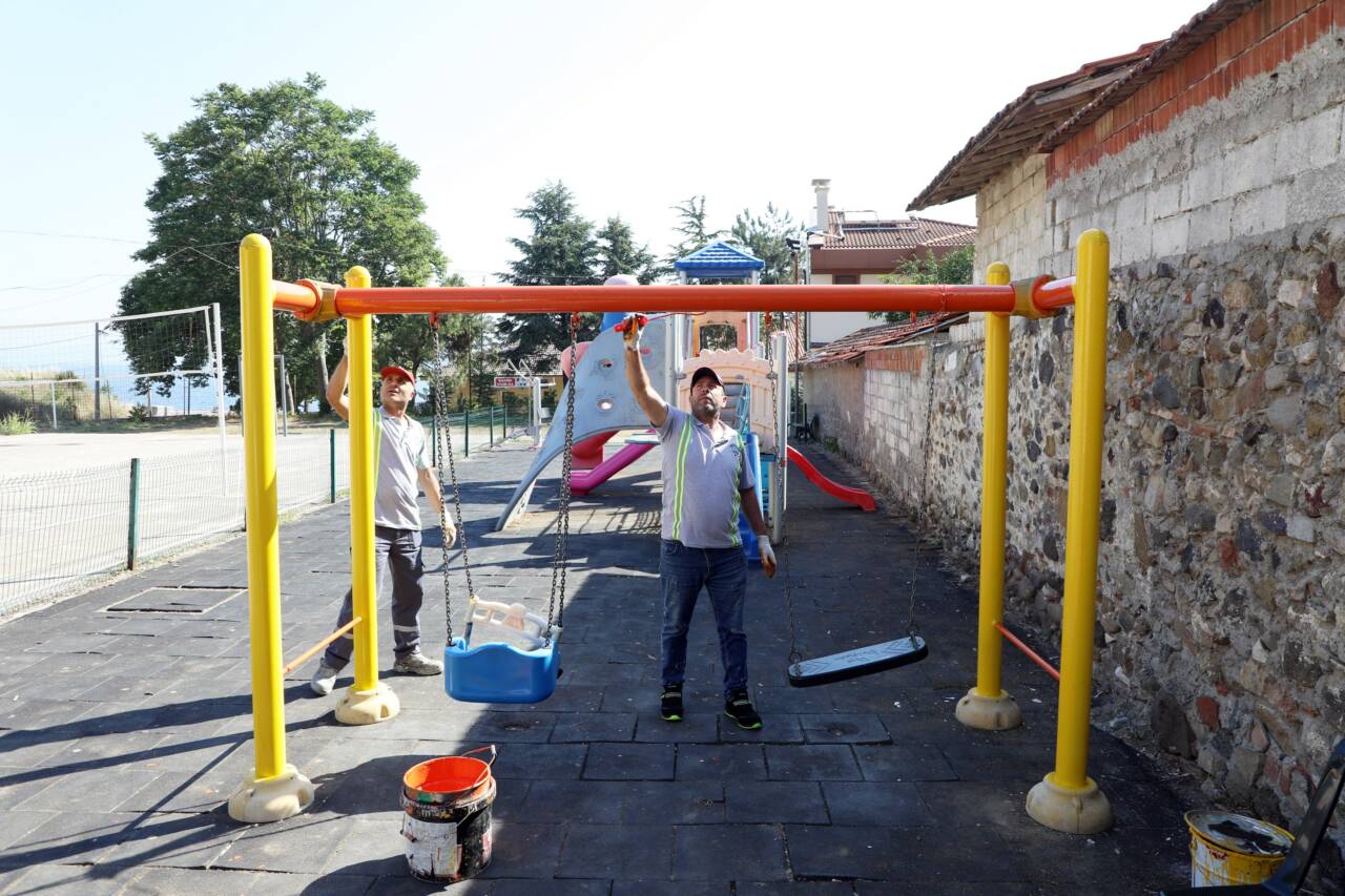 Bursa'nın sahil ilçesinde düğmeye basıldı! Parklarda büyük dönüşüm 3 Bursa'nın sahil ilçesinde parklarda büyük dönüşüm