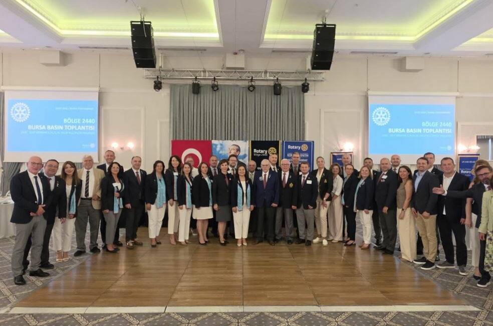 Olay Gazetesi Yazarı Ahmet Emin Yılmaz, Uluslararası Rotary Bölge 2440 Federasyon Başkanı Aylin Olut Ötken'in