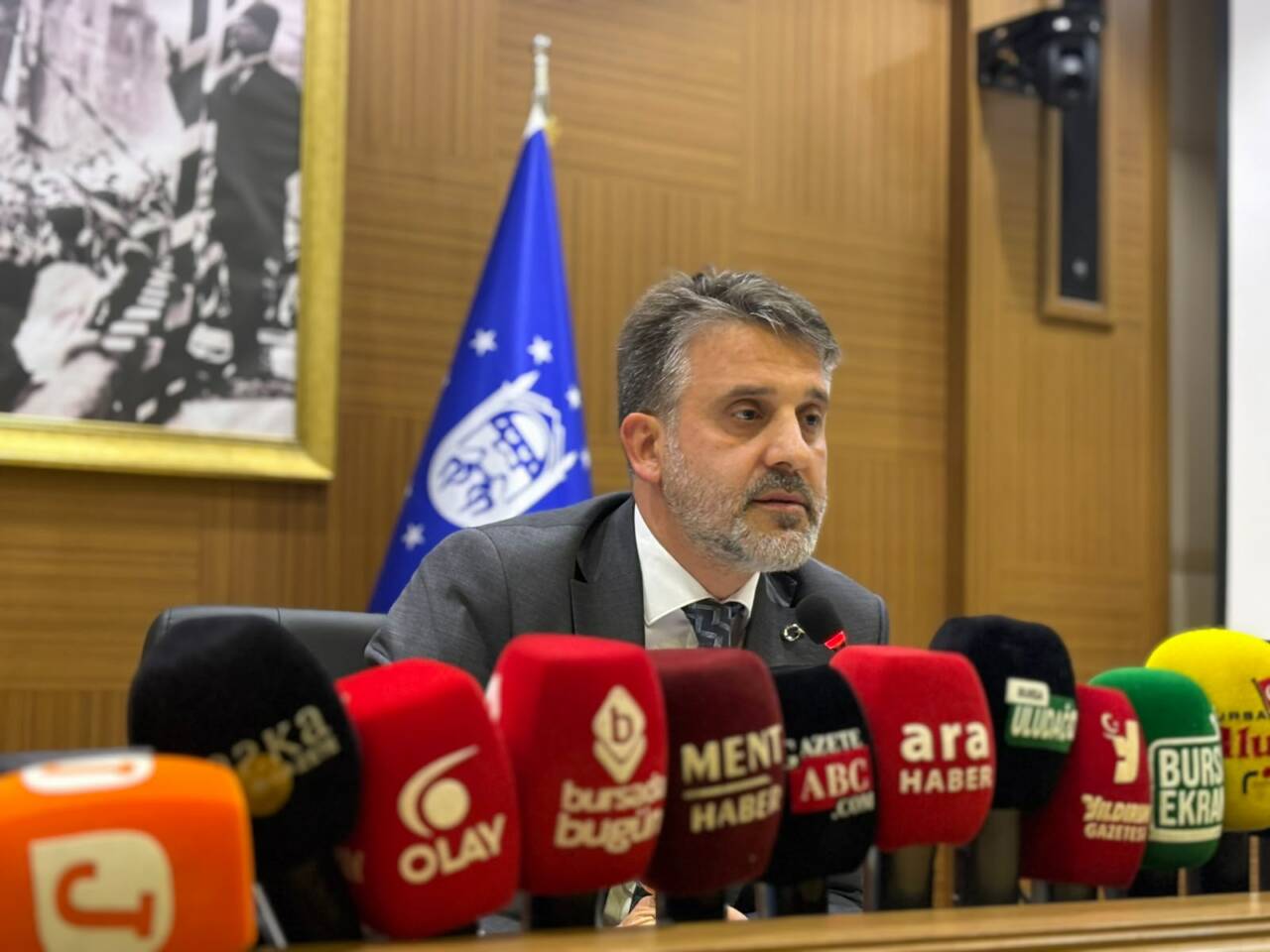 Bursa Büyükşehir Belediyesi Temmuz ayı toplantısında ​gündem dışı söz alarak