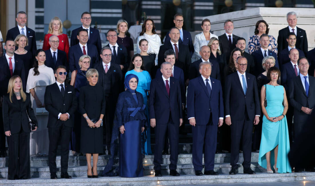 Cumhurbaşkanı Erdoğan’dan devlet ve hükümet başkanlarına resepsiyon Cumhurbaşkanı Recep Tayyip Erdoğan ve eşi Emine Erdoğan'ın, 36. NATO