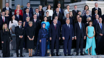 Cumhurbaşkanı Recep Tayyip Erdoğan ve eşi Emine Erdoğan'ın, 36. NATO