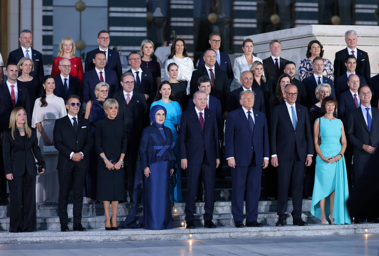 Cumhurbaşkanı Erdoğan'dan devlet ve hükümet başkanlarına resepsiyon 1 aa 20260707 41912326 41912324 natoankarazirvesi