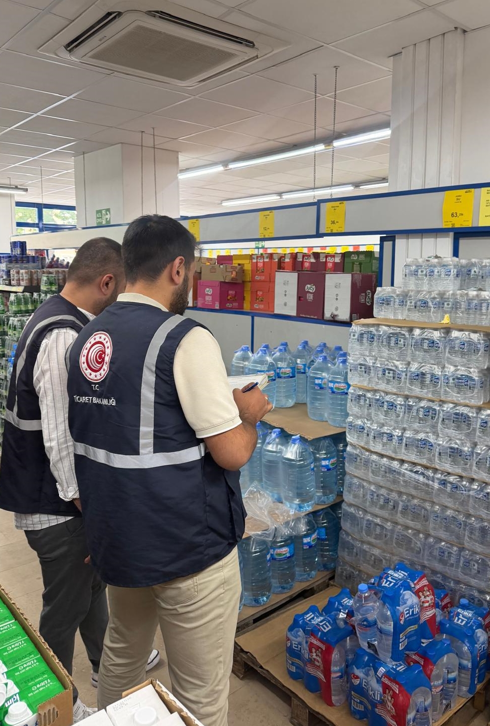 Bursa Ticaret İl Müdürlüğü ekipleri, plastik, cam ve metal ambalajlı