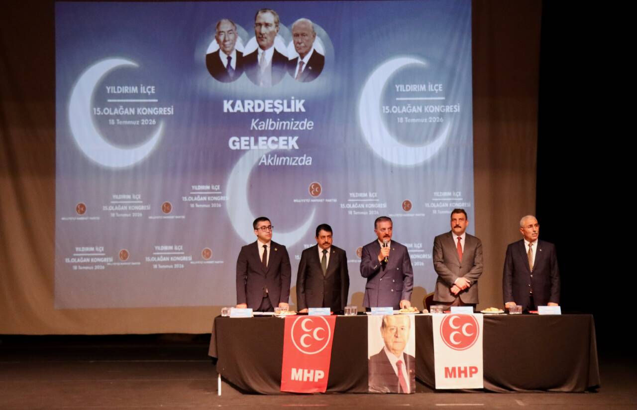 MHP Genel Sekreteri Büyükataman Bursa'da konuştu: 'Türkiye, coğrafyamızın güvenli limanıdır' 2 aa 20260718 42006628 42006624 mhpgenelsekreteribuyukatamanpartisininyildirimilcebaskanligikongresindekonustu