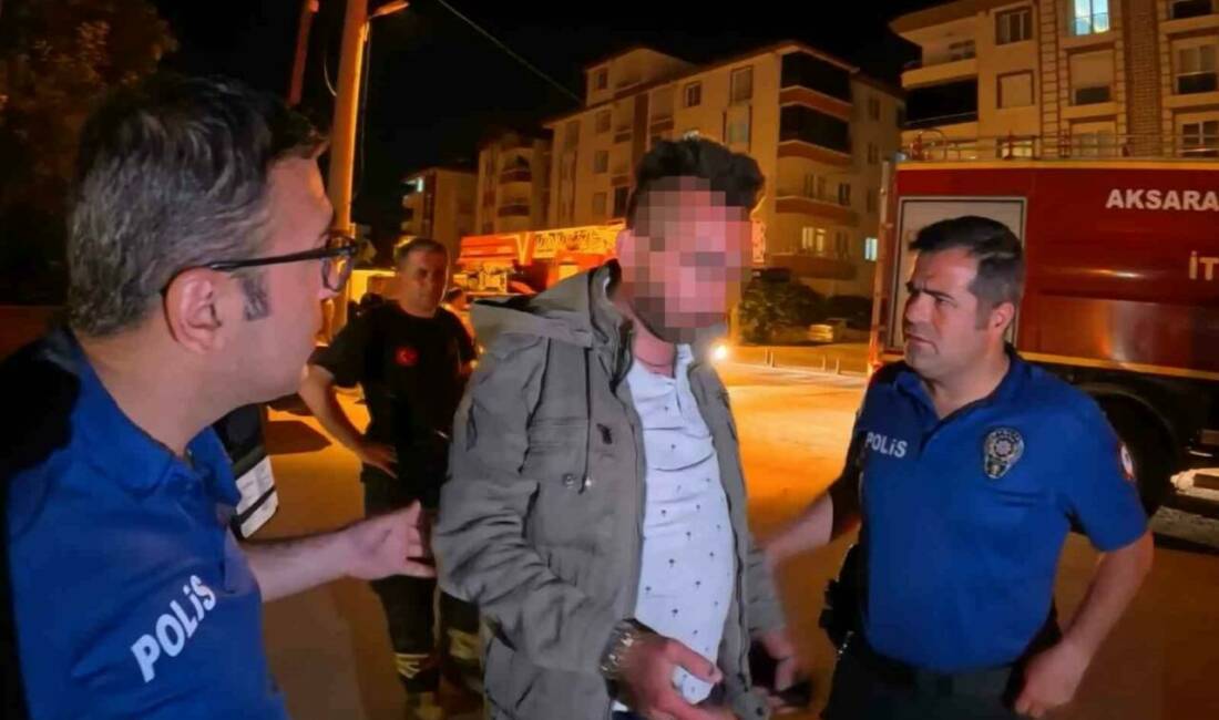 Aracı yakmak isterken böyle yakalandı Aksaray’da evinin önüne araç koyulmaması için uyardığı kargo şirketine ait