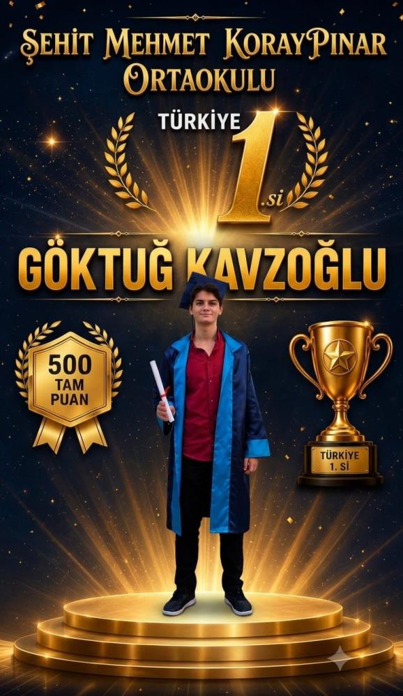 Bursa Şehit Mehmet Koray Pınar Ortaokulu'nun LGS'deki gururu 1 aw74395101