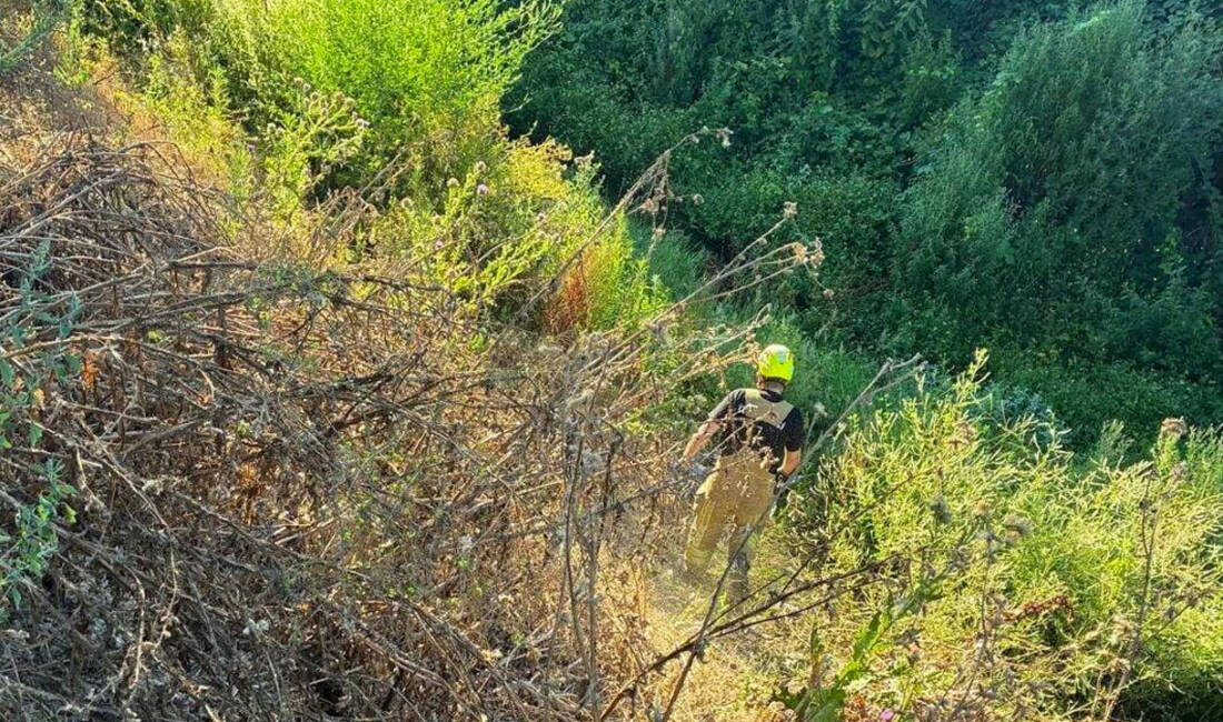 Bursa’da uçurumda can pazarı Bursa'nın İnegöl ilçesinde yoldan çıkıp yaklaşık 50 metre yuvarlanan motosikletin