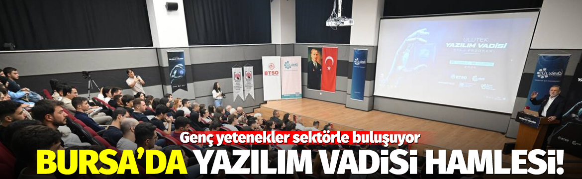 Olay Gazetesi – Ana Sayfa 4 Bursa’da yazılım ekosistemini güçlendirmek ve
